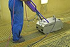 cleaning of paint shop grids with the falch scater 25