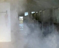 Steam cleaning of stables